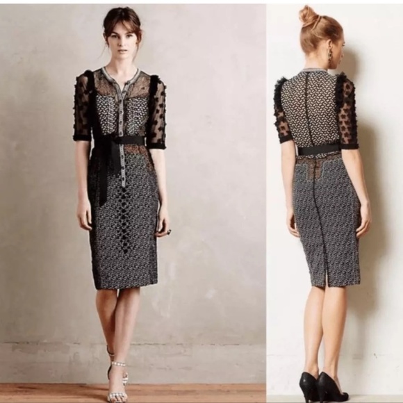 Anthropologie Byron Lars Beguile Margot Pencil Dress - Picture 7 of 13